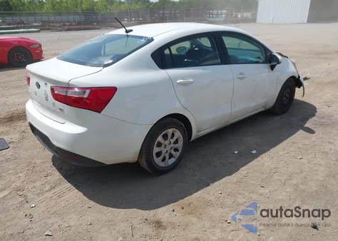 2014 Kia Rio Lx из США, поврежденный, VIN KNADM4A36E6385961